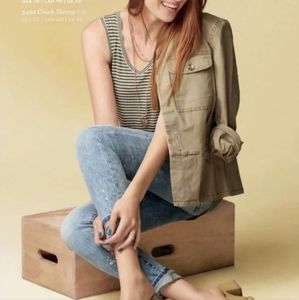 Surf Tank Olive & Oatmeal Style#5561 Size M